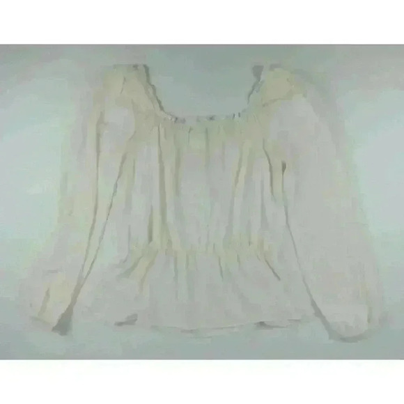 NWT $88 Michael Kors Womens M Off -the-shoulder Top - Picture 2 of 4